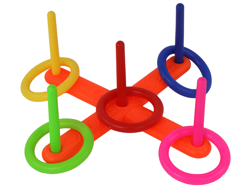 Joc de societate cu 5 cercuri colorate, 41.5 x 41.5 x 18 cm, Lean 17421