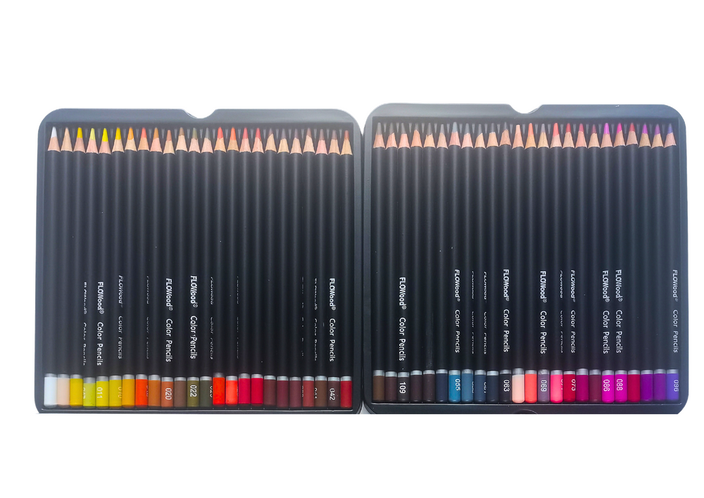Set creioane colorate, 72 culori, cutie de metal, Lean 20395