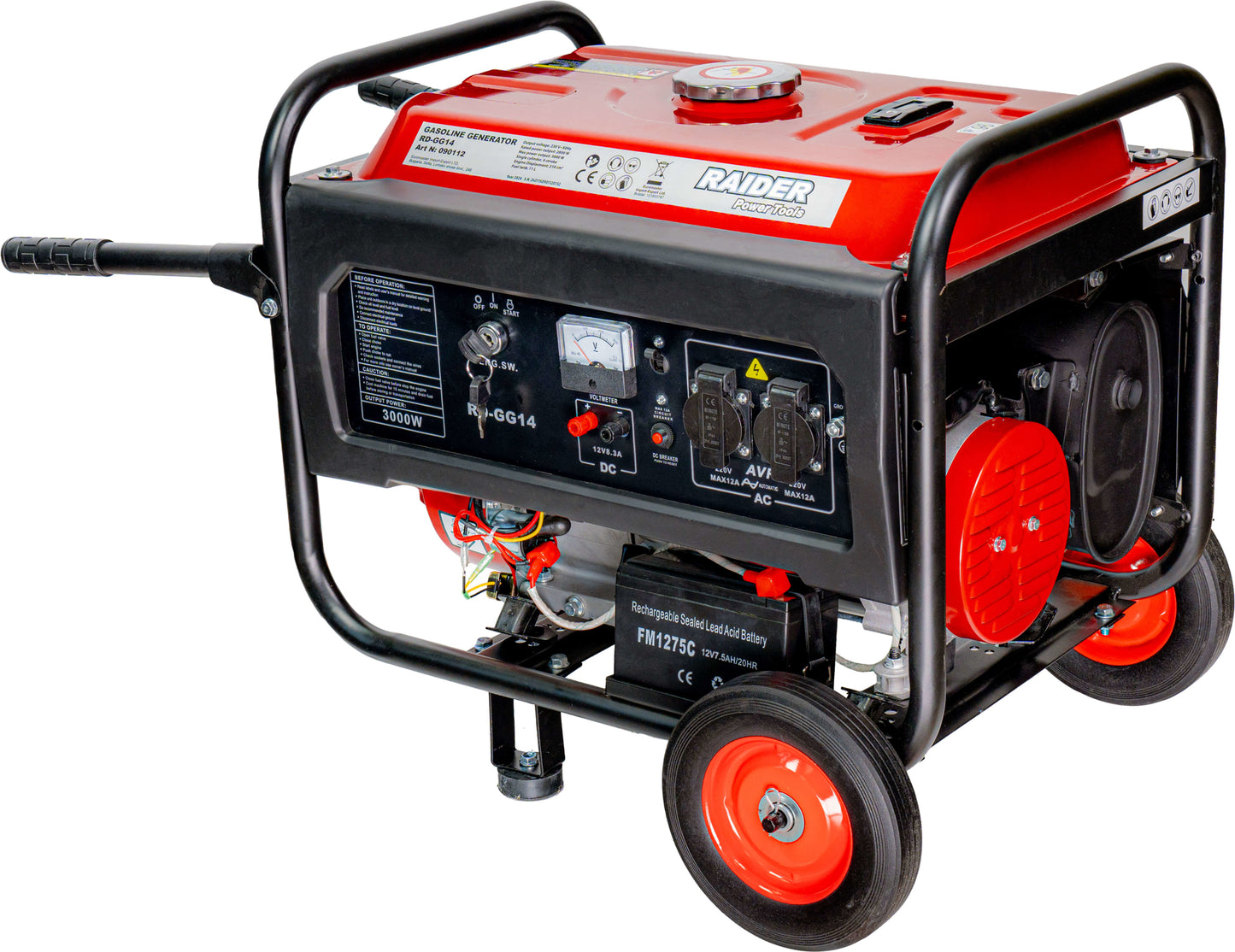 Generator de curent pe benzina RD-GG14, 3 kW, Raider 090112