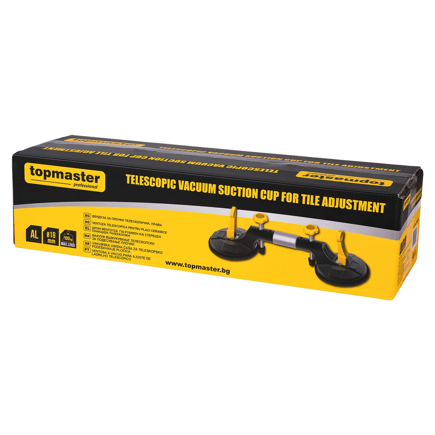 Ventuza telescopica pentru placi ceramice, Topmaster 250521