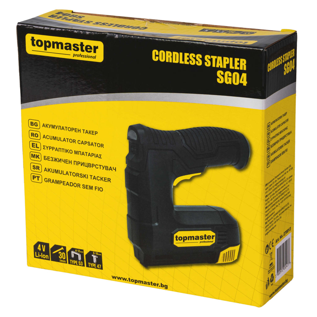 Capsator cu acumulator SG04, 4 V, Topmaster 279913