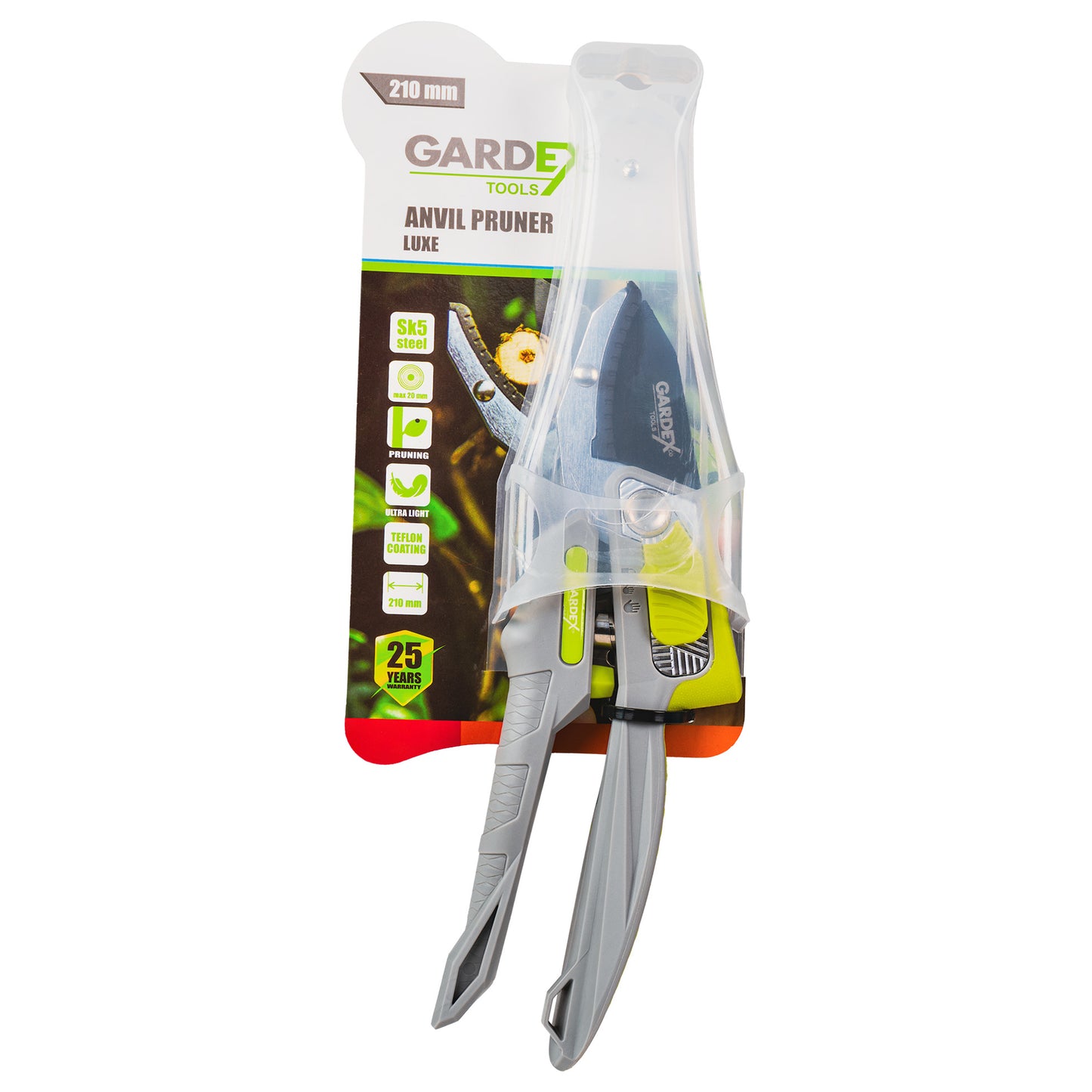 Foarfeca de gradina tip nicovala Luxe, Gardex 402905