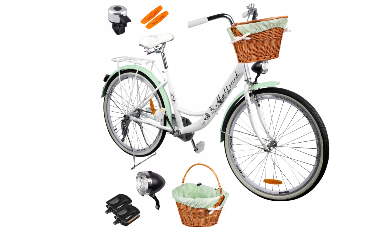 Bicicleta de oras SS White / Milk, 26", MalTrack 111664