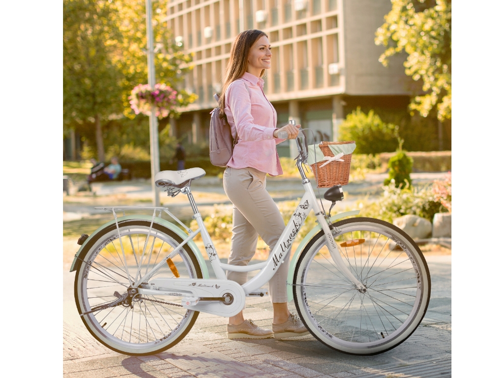 Bicicleta de oras SS White / Milk, 26", MalTrack 111664