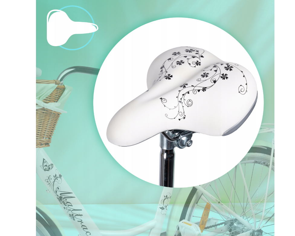 Bicicleta de oras SS White / Milk, 26", MalTrack 111664