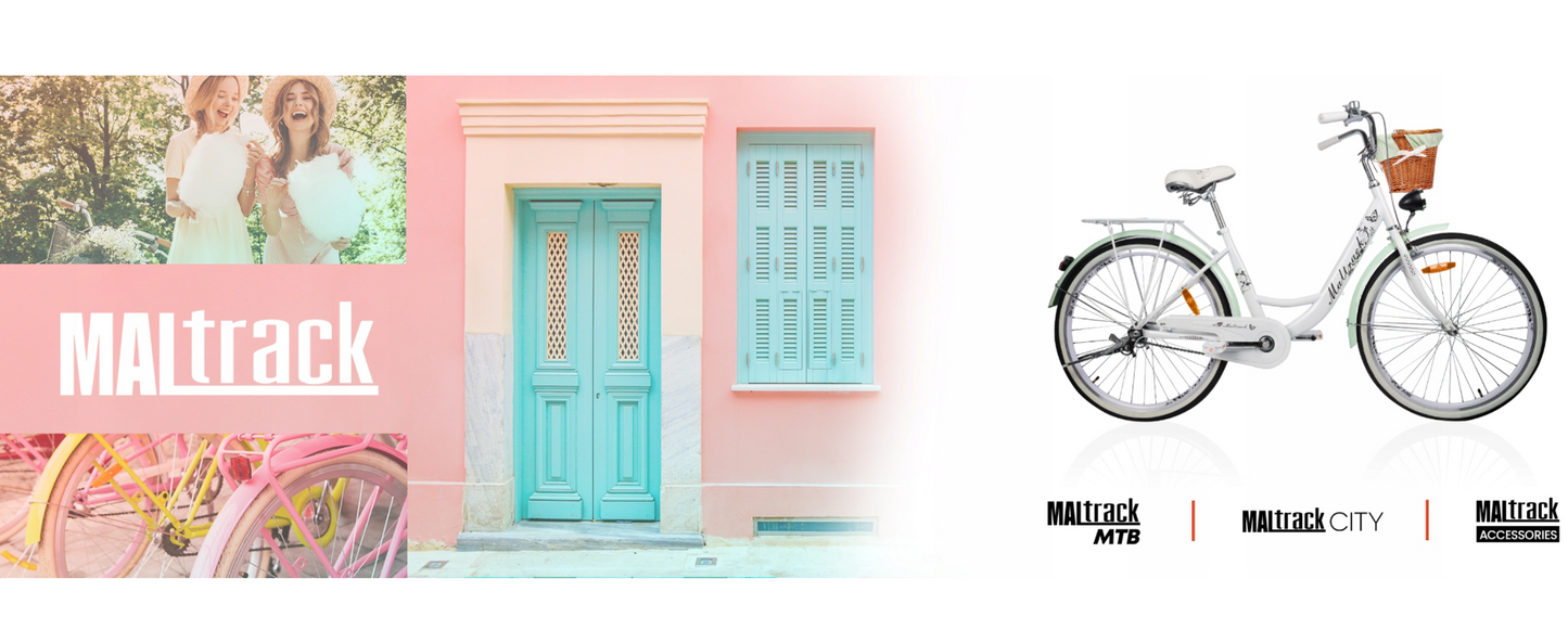 Bicicleta de oras SS White / Milk, 26", MalTrack 111664