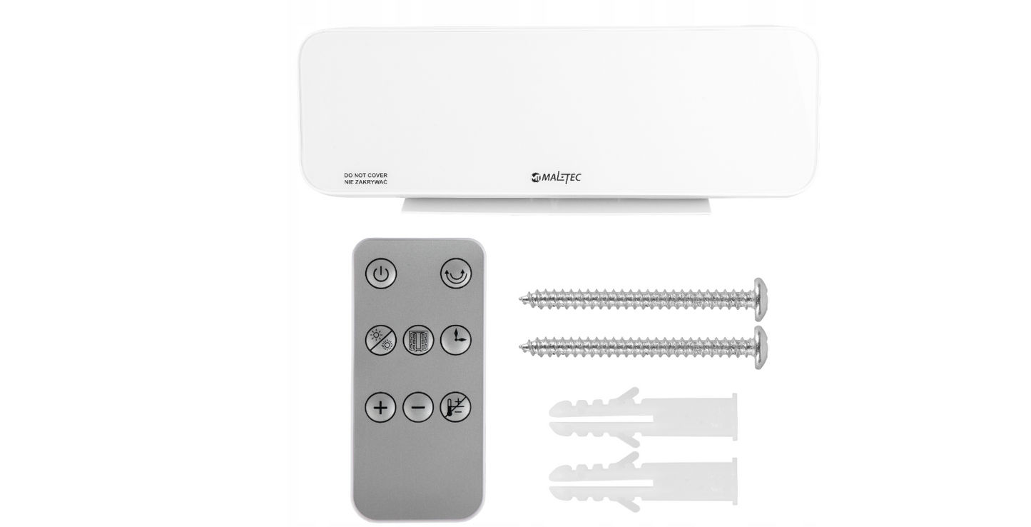 Aeroterma de perete, 2000 W, telecomanda si Wi-Fi, MalTec 111273