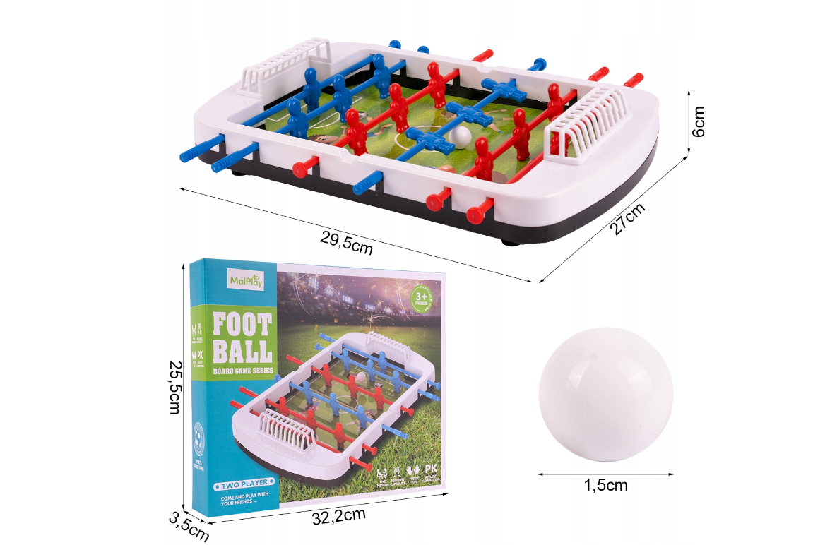 Set mini football pentru copii, MalPlay 111589