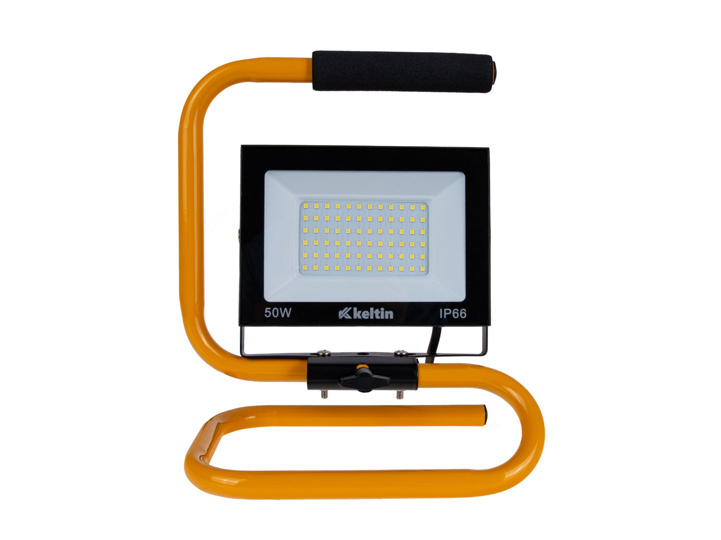 Proiector LED cu suport pentru constructii, 50 W, alb rece, 6500 K, Keltin K02059