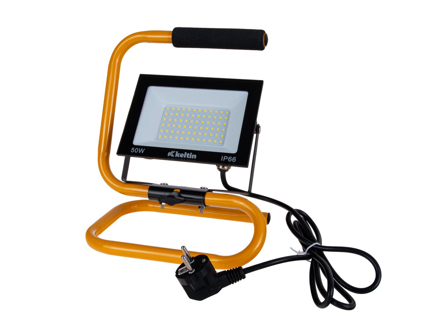 Proiector LED cu suport pentru constructii, 50 W, alb rece, 6500 K, Keltin K02059