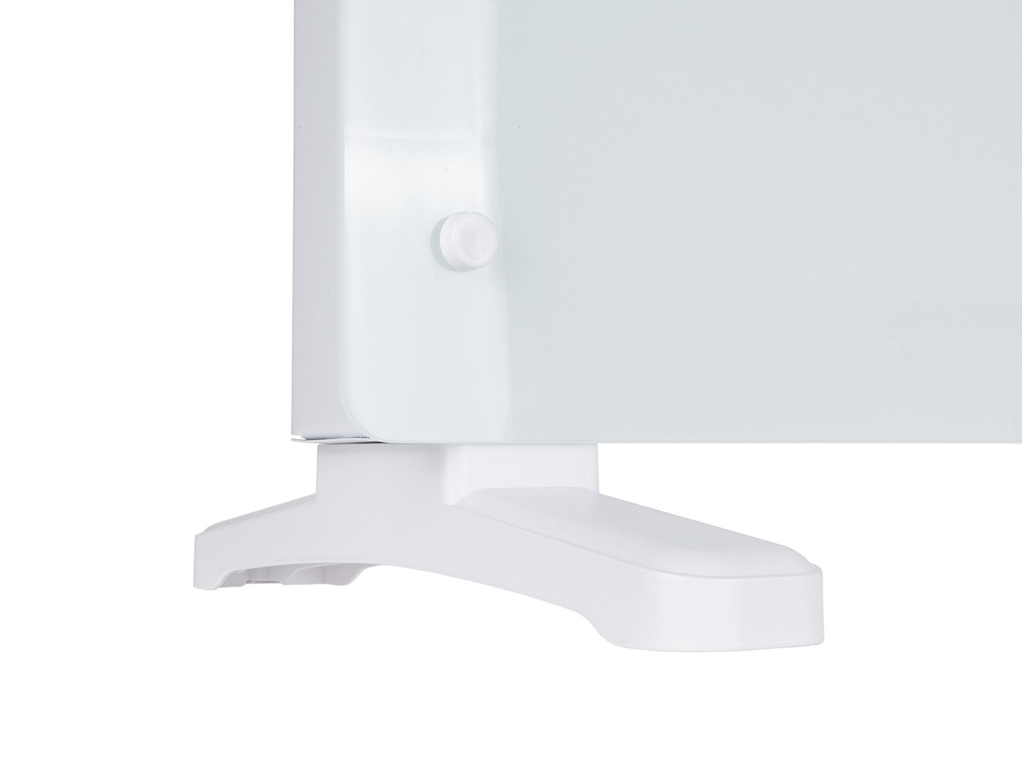 Convector alb din sticla cu afisaj LCD, telecomanda si Wi-fi, 2500 W, Geko G80446