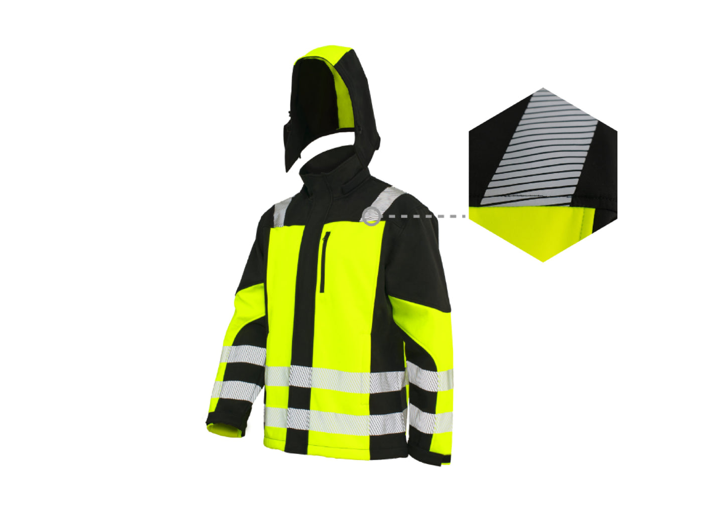 Jacheta Softshell Classic-Vis TT, galben, marimea XL, Artmas ART701032