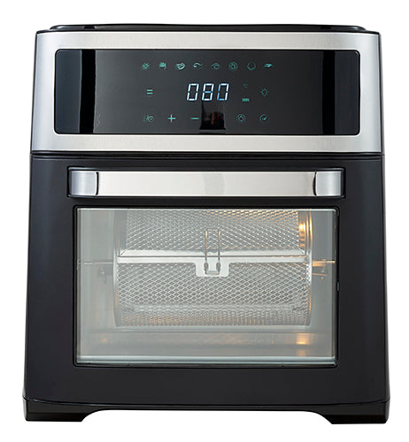 Cuptor fara ulei 8 in 1, 2500 W, capacitate 13 l, Adler AD6309