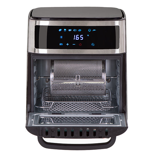 Cuptor fara ulei 8 in 1, 2500 W, capacitate 13 l, Adler AD6309