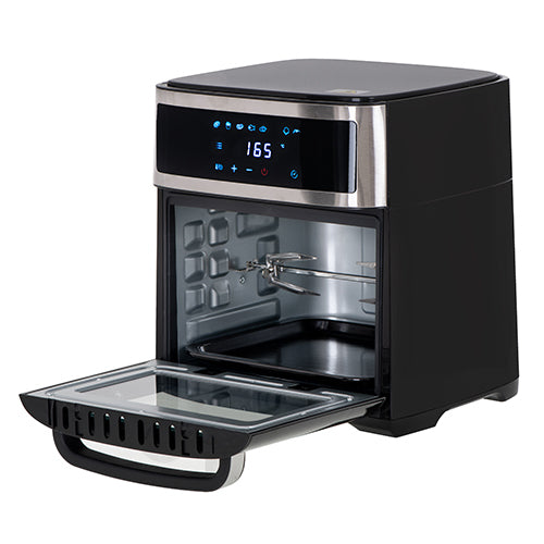 Cuptor fara ulei 8 in 1, 2500 W, capacitate 13 l, Adler AD6309