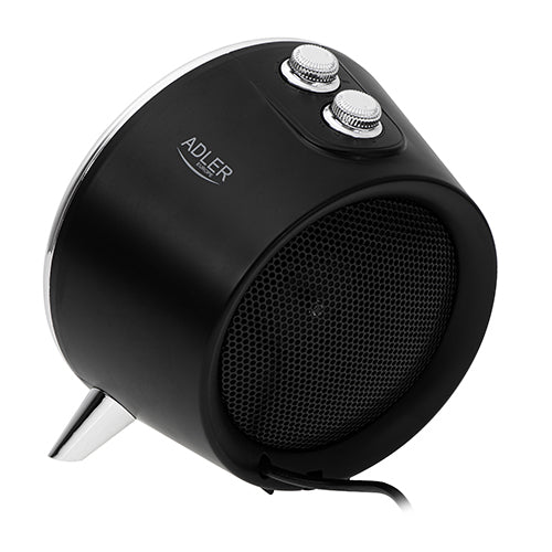 Aeroterma ceramica, 1500 W, 2 trepte putere, treapta aer rece, termostat, negru, Adler AD7742