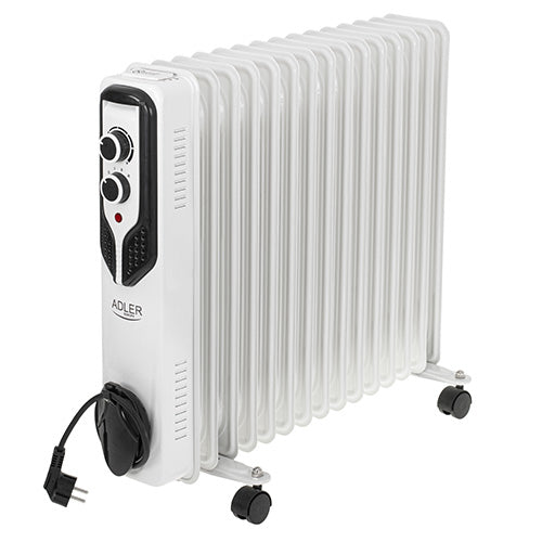 Radiator electric, 2500 W, alb, Adler AD7819