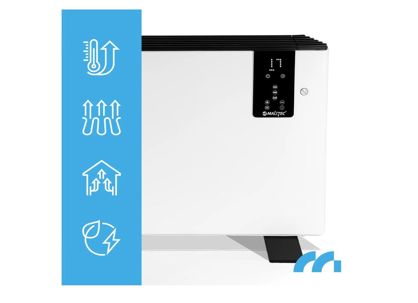 Convector electric cu termostat CH2400DW-PRO, 2400 W, MalTec 111955