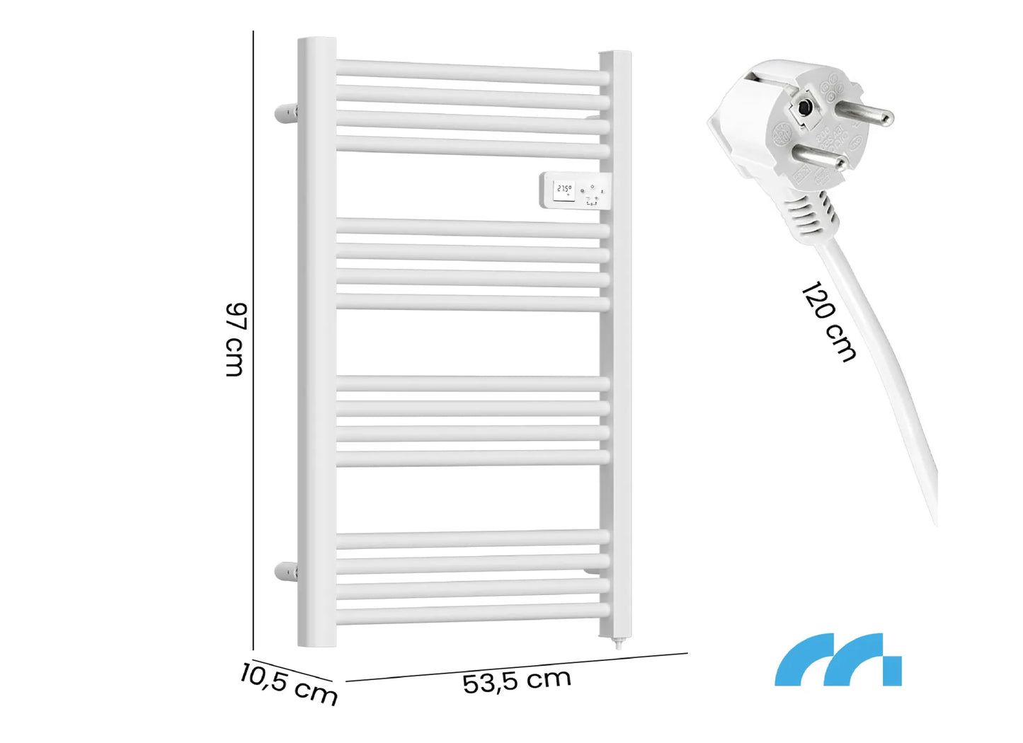 Calorifer electric BH500W-WH, MalTec 112039