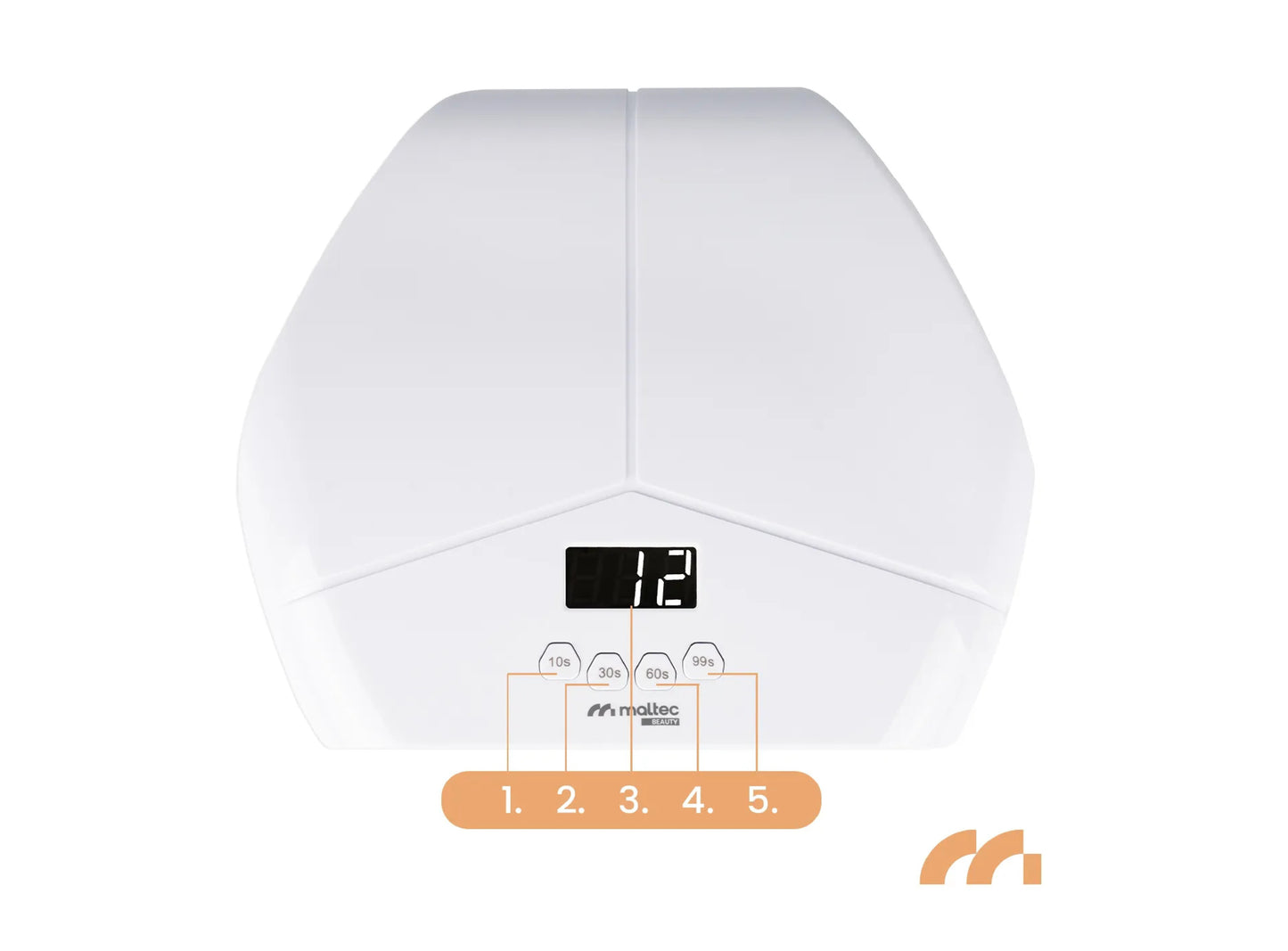 Lampa UV pentru manichiura / pedichiura NL-5 UV/LED, 280 W, MalTec 112101