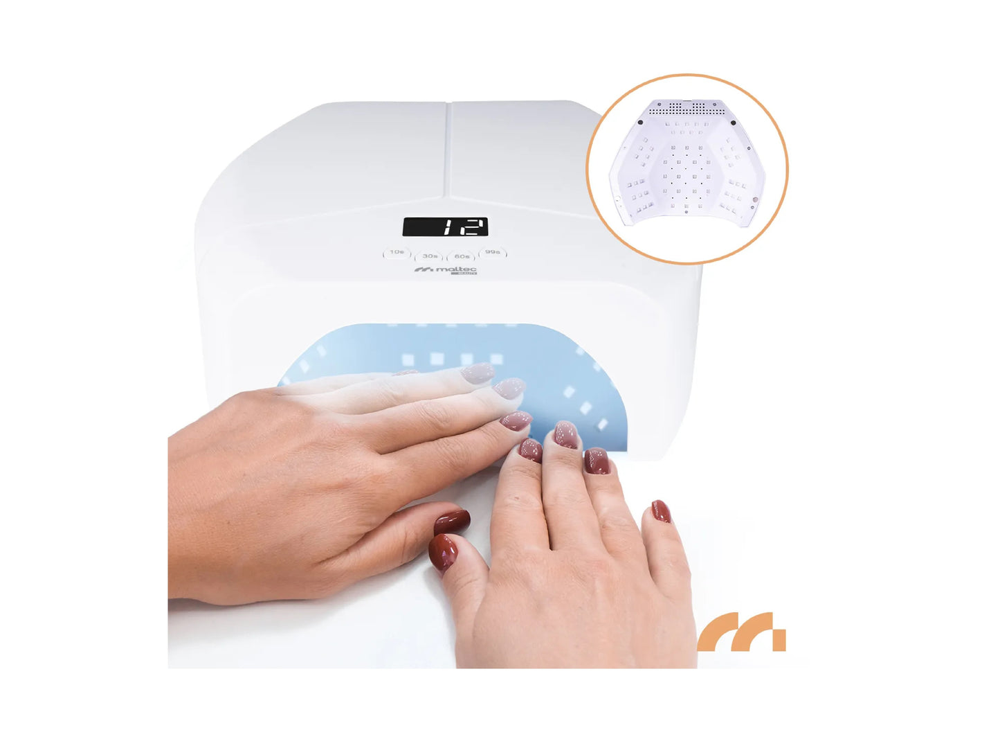 Lampa UV pentru manichiura / pedichiura NL-5 UV/LED, 280 W, MalTec 112101