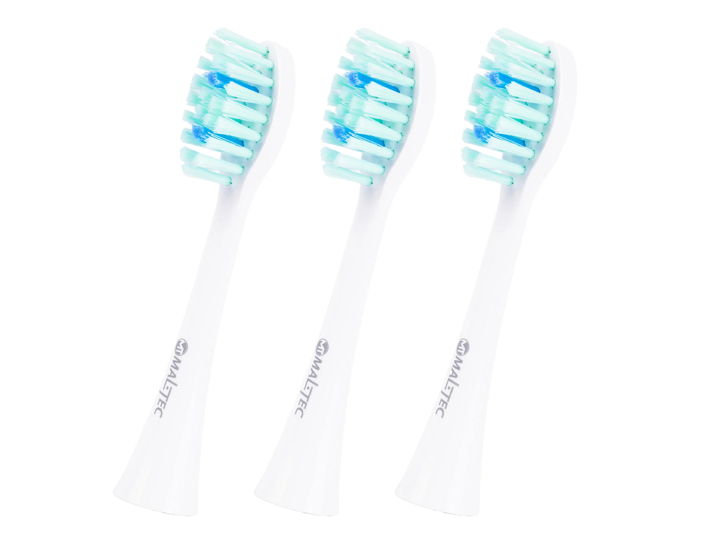 Set 3 capete de periuta pentru periuta de dinti electrica, alb, MalTec 111929