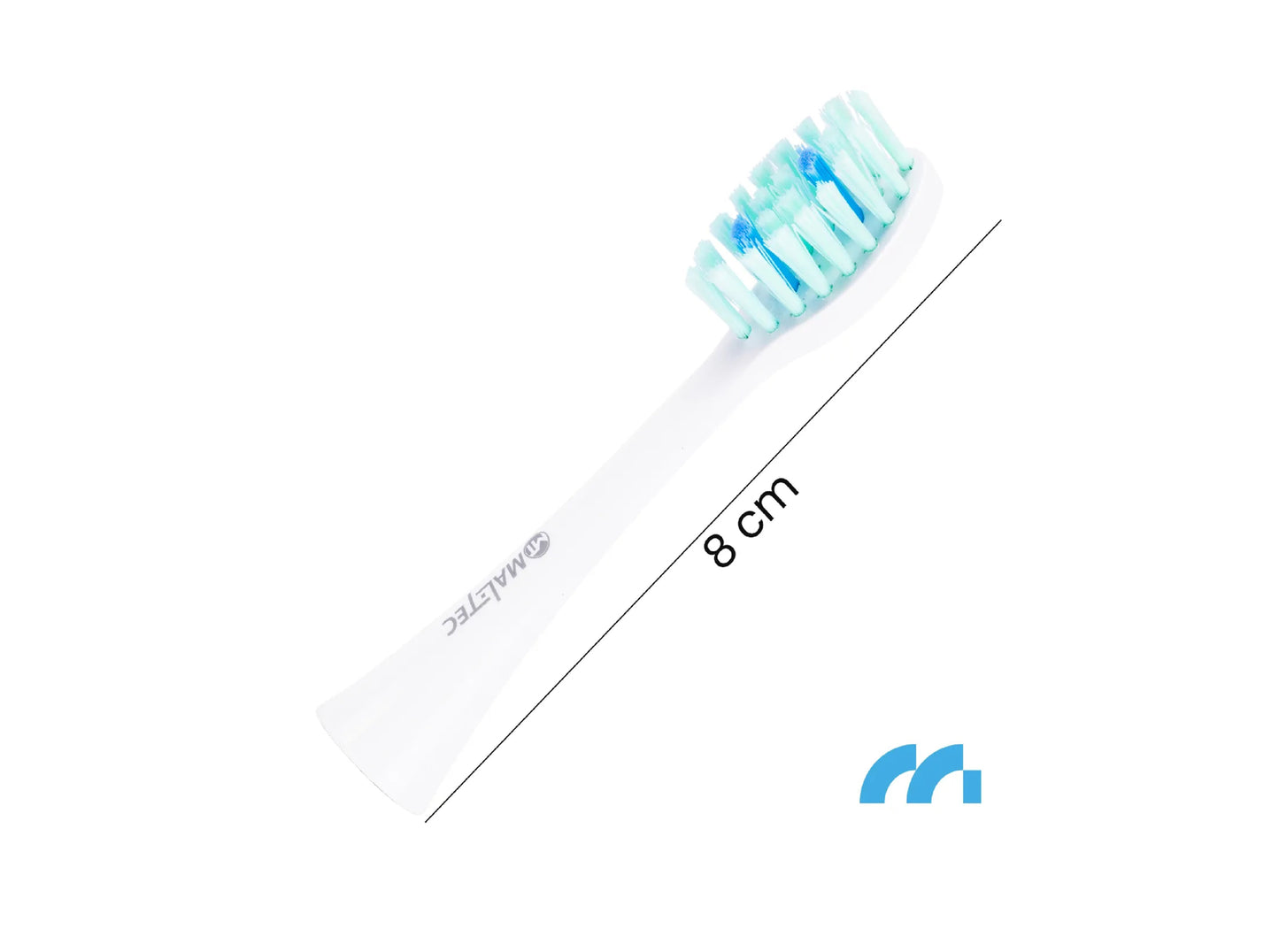 Set 3 capete de periuta pentru periuta de dinti electrica, alb, MalTec 111929