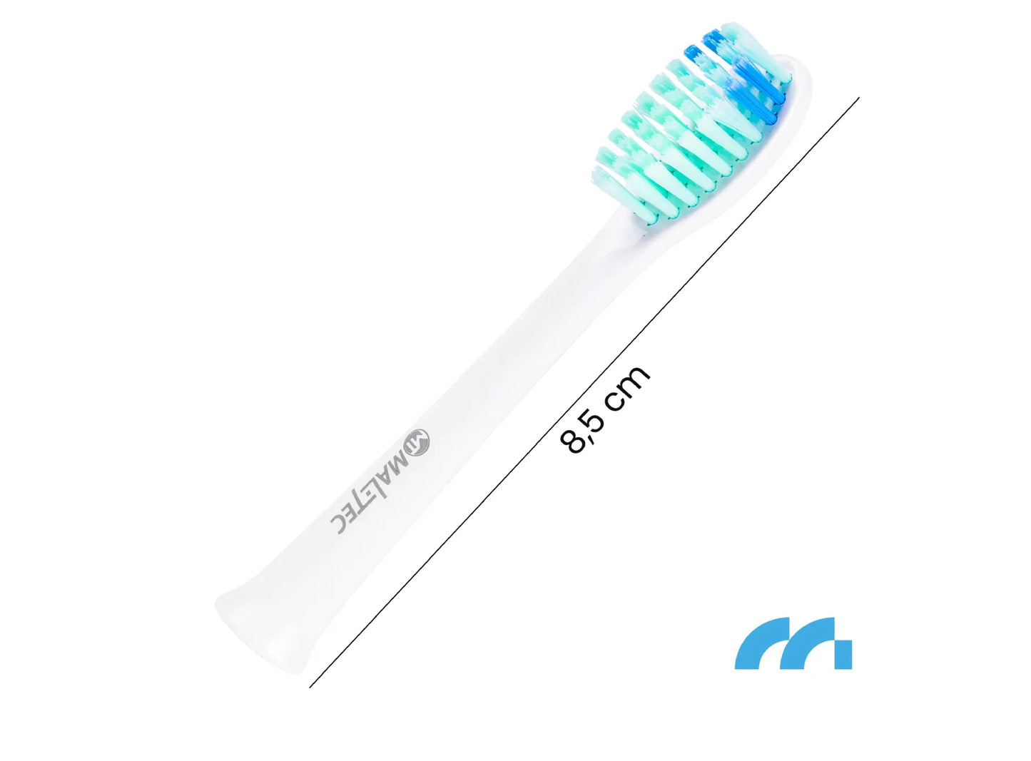 Set 3 capete de periuta pentru periuta de dinti electrica, alb, MalTec 111930