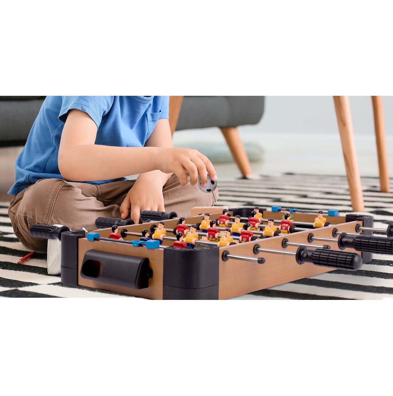 Masa de fotbal din lemn, 51 cm, MalPlay 110487