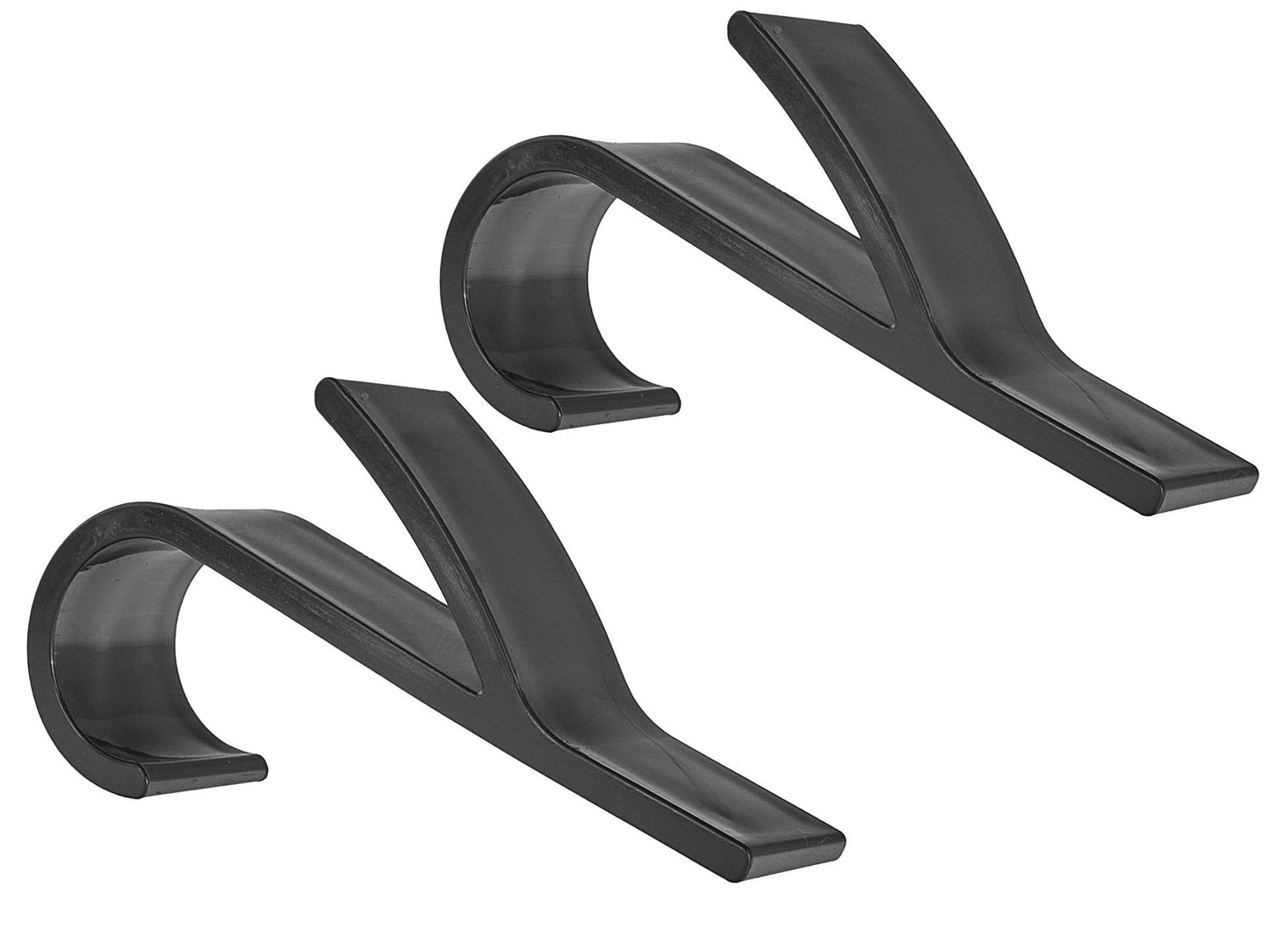 Set umerase de baie negre pentru calorifer, 2 elemente, Geko G80439