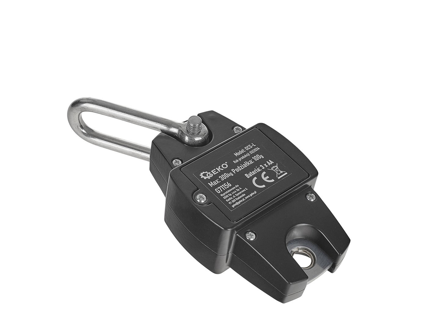 Cantar electronic cu carlig, capacitate maxima 300 kg, Geko G71156