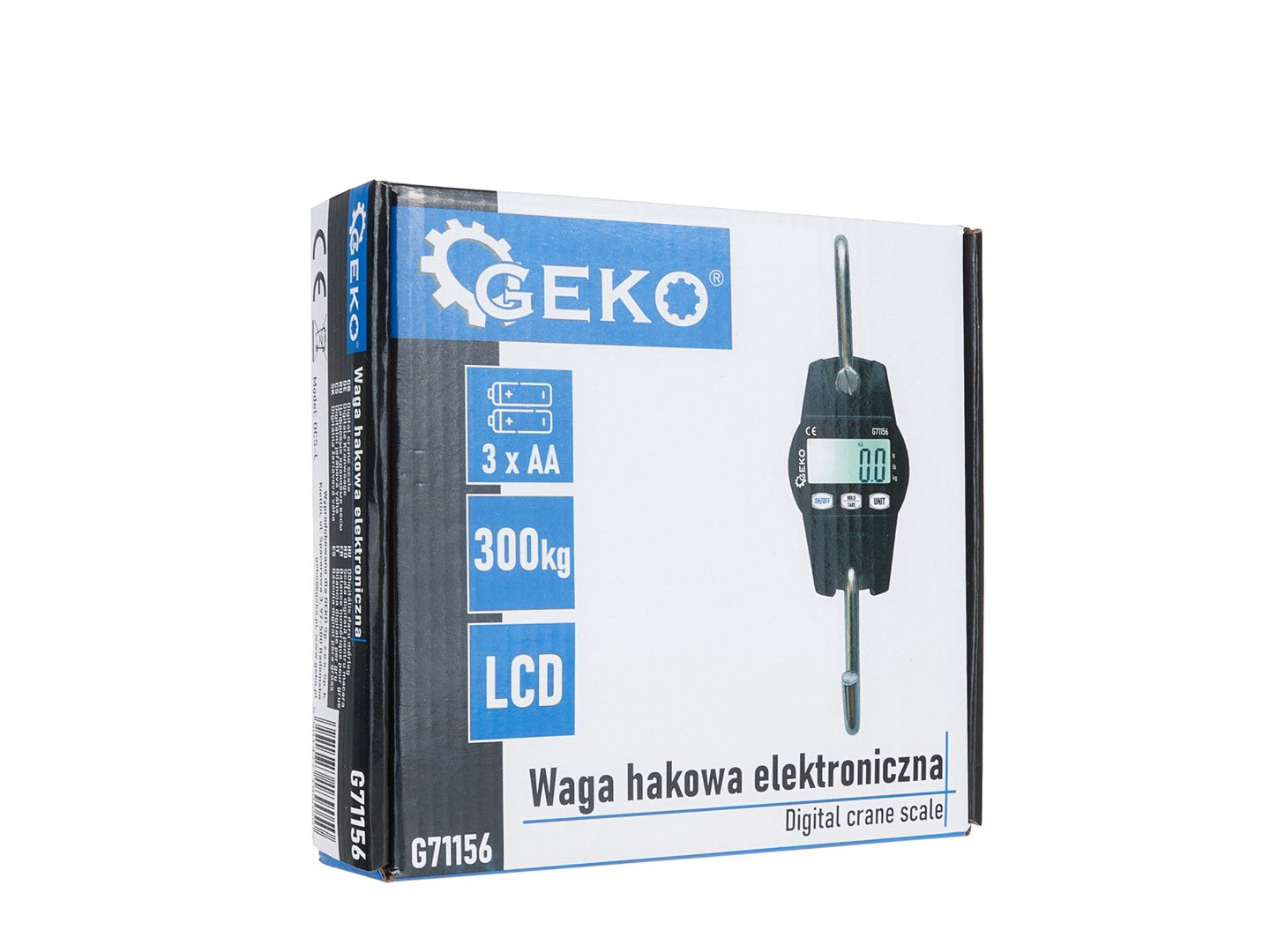Cantar electronic cu carlig, capacitate maxima 300 kg, Geko G71156