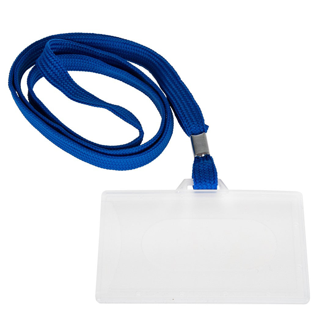 Ecuson cu snur albastru, 92 x 59 mm, Geko G79970