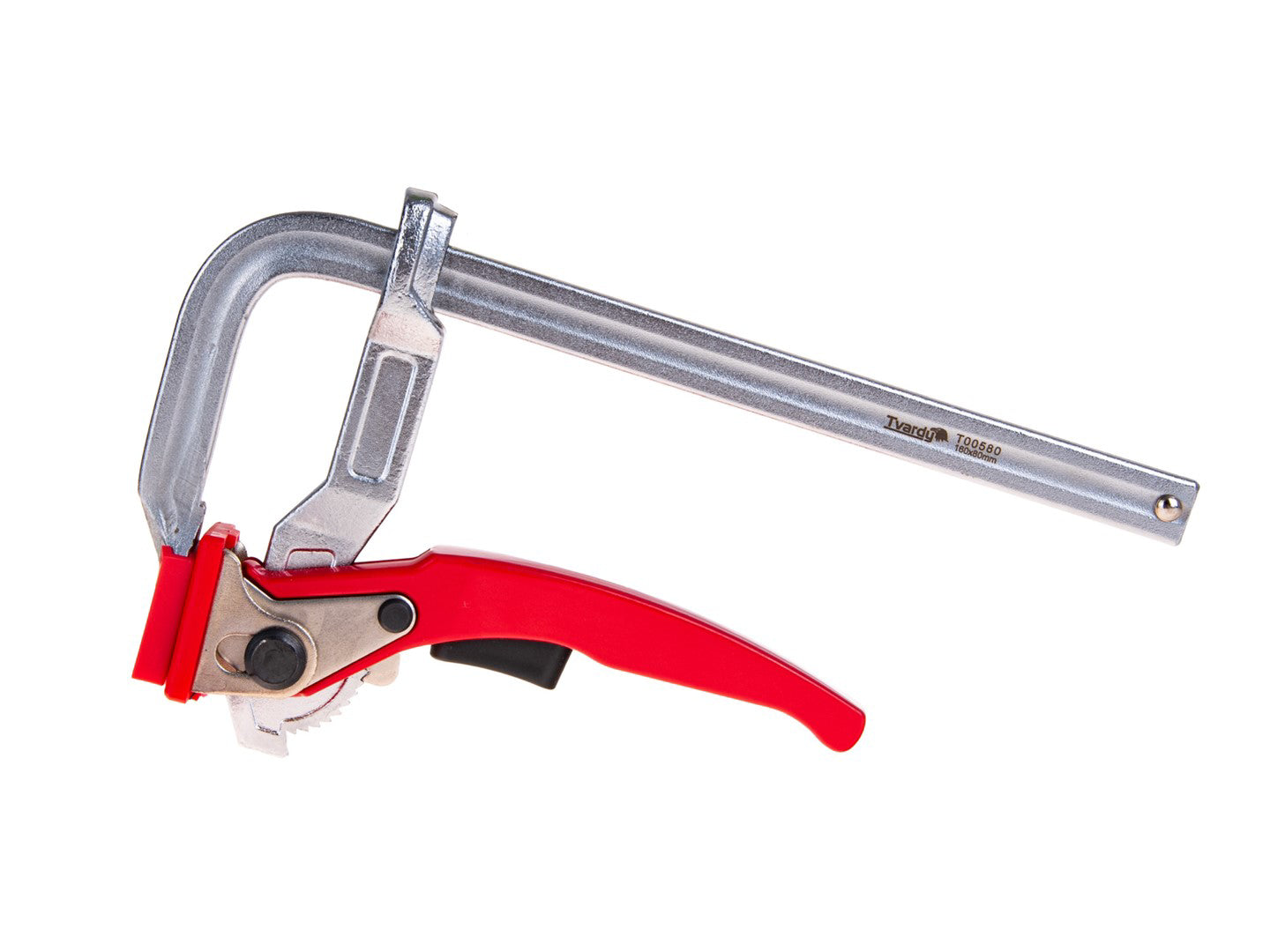 Clema de tamplarie tip F cu clichet, 160 x 80 mm, Tvardy T00580