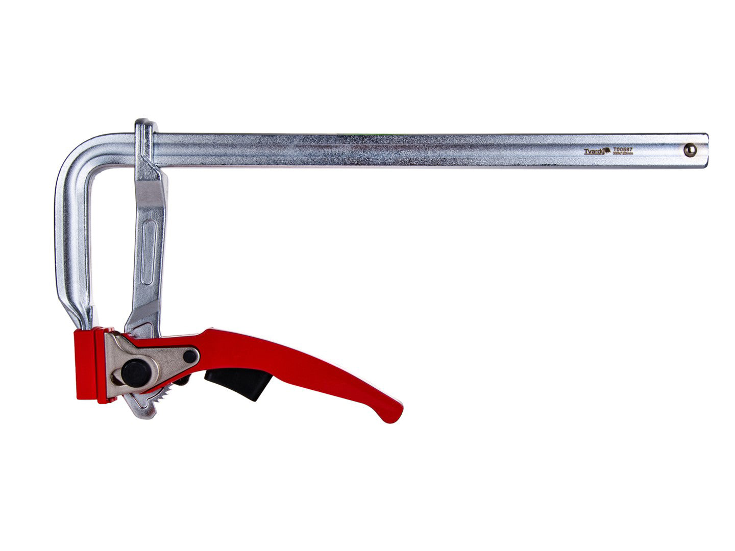 Clema de tamplarie tip F cu clichet, 300 x 120 mm, Tvardy T00587