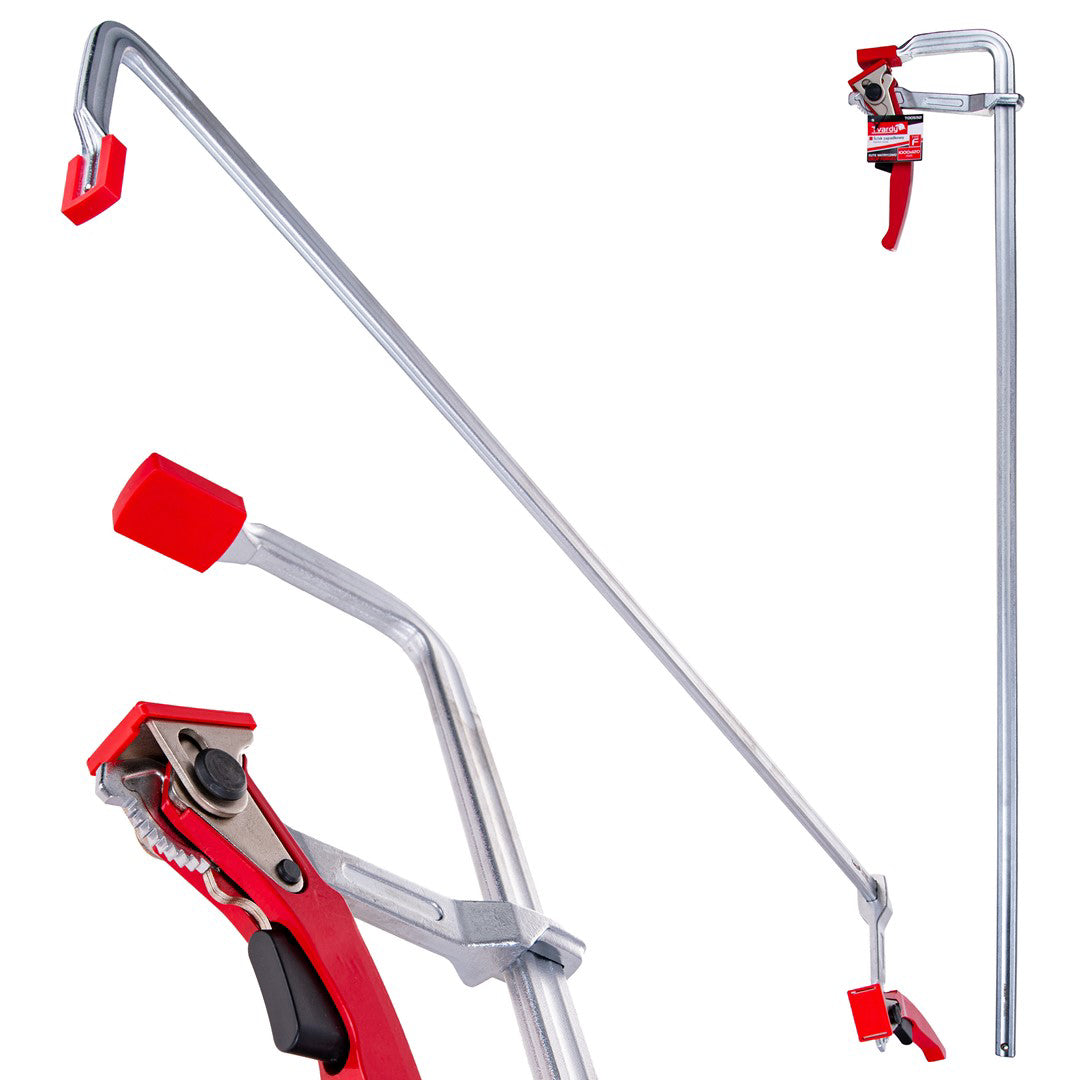 Clema de tamplarie tip F cu clichet, 1000 x 120 mm, Tvardy T00592