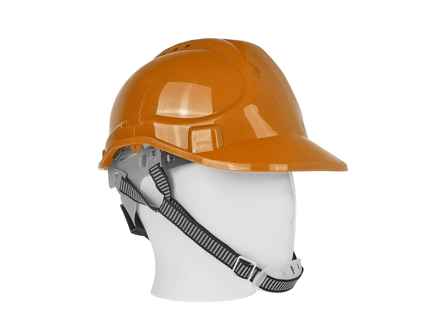 Casca de protectie reglabila, reglare marime 53-62 cm, portocaliu, Geko G90039