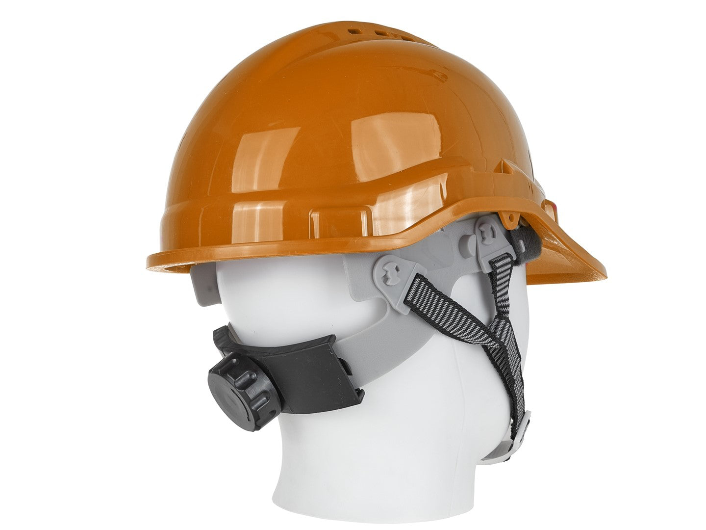 Casca de protectie reglabila, reglare marime 53-62 cm, portocaliu, Geko G90039