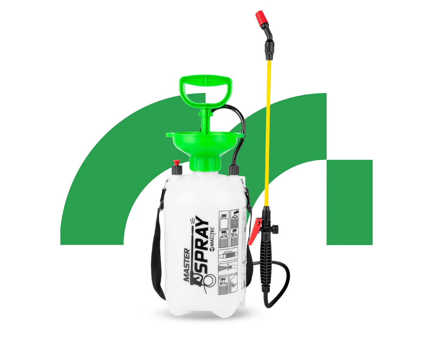 Pulverizator manual de gradina MasterSpray5L cu lance, capacitate 5 l, MalTec 111437