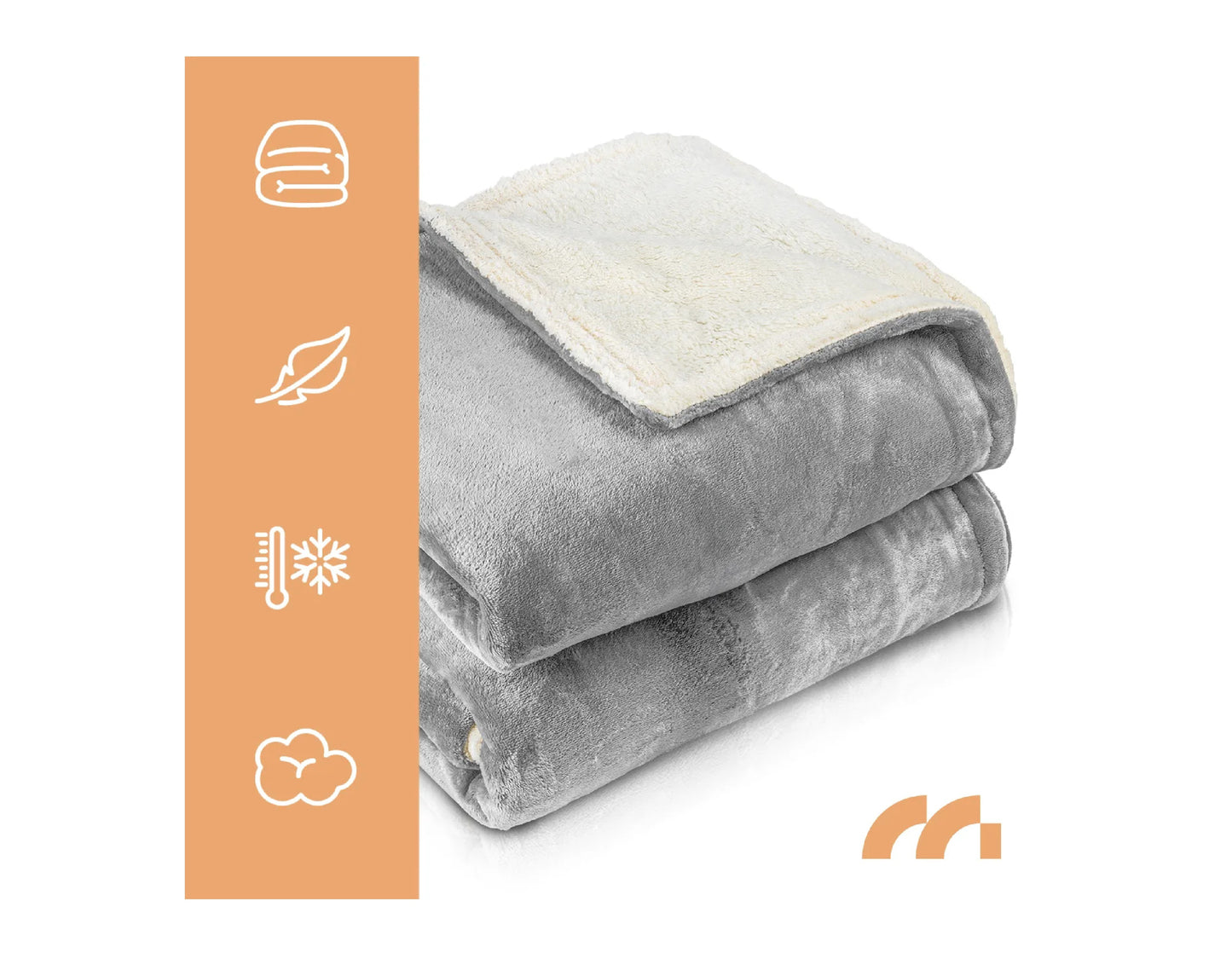 Patura electrica cu temporizator si telecomanda, 180 x 160 cm, MalTec 112007