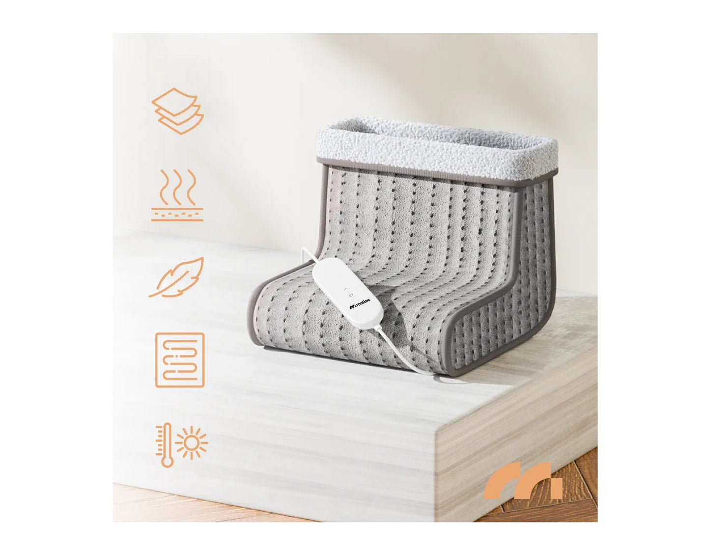 Incalzitor electric pentru picioare CozyHeat, 110 W, MalTec 112240