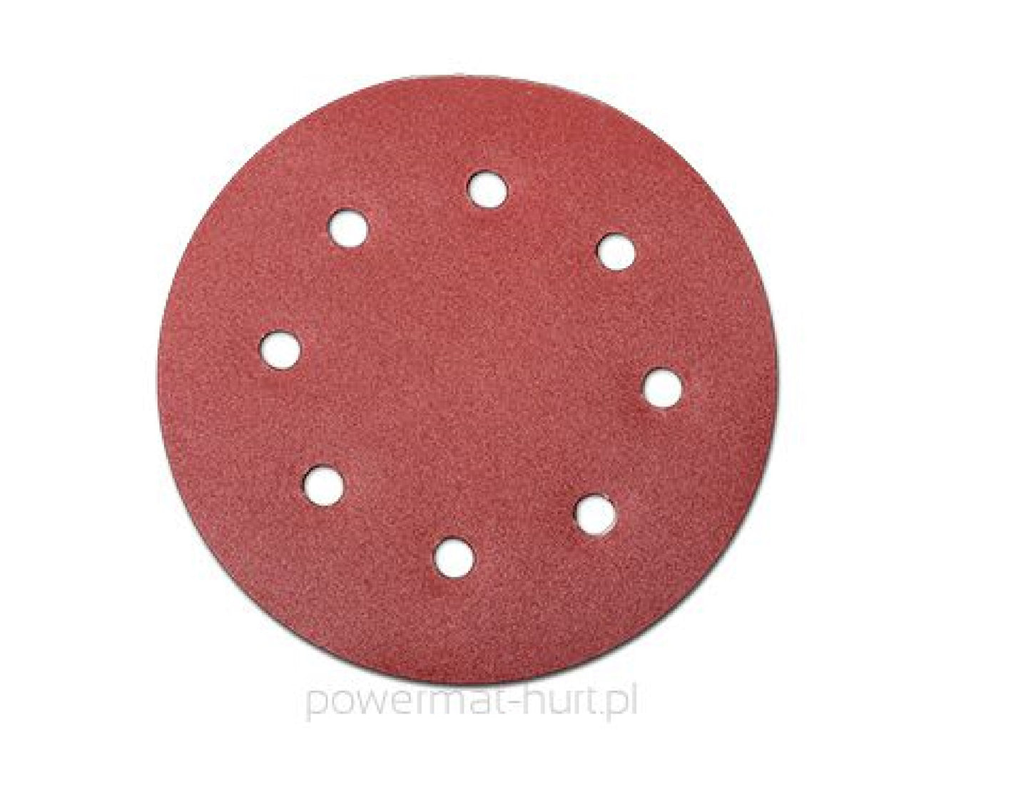 Disc pentru slefuit cu 8 gauri, P150, 190 mm, Powermat PM0526