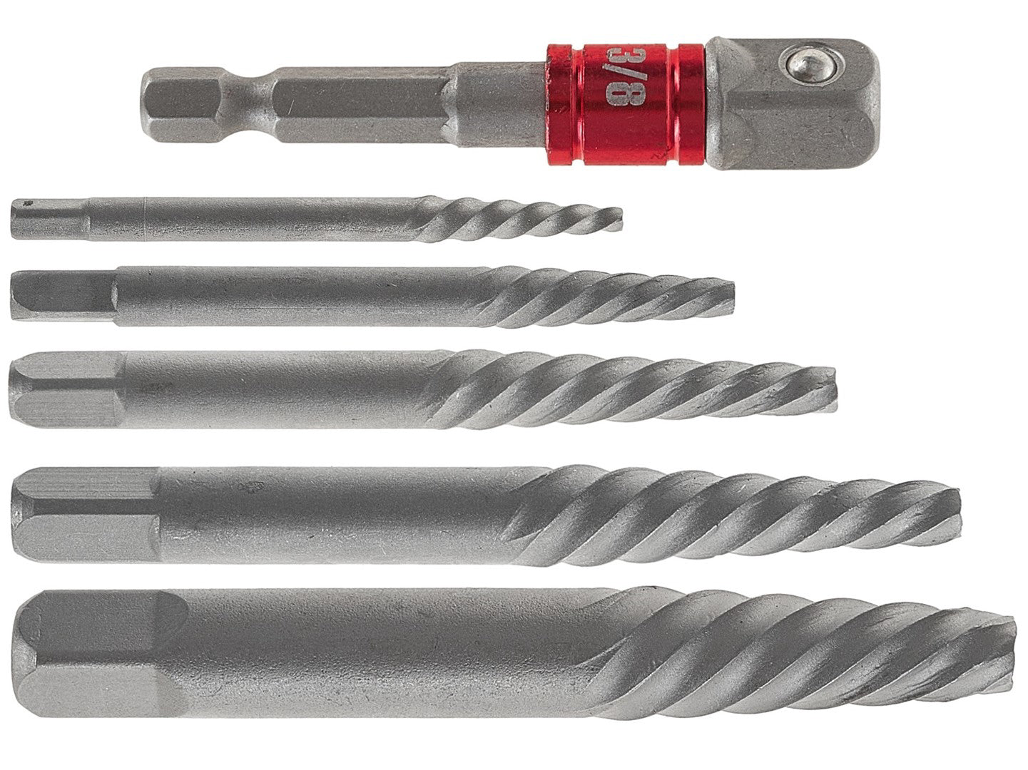 Set extractoare suruburi piulite si stifturi rupte, 26 elemente, Geko G30036