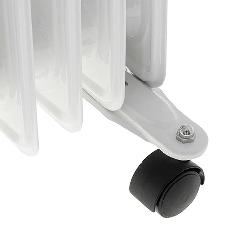 Radiator ulei cu telecomanda, 13 elementi, 2500 W, Adler AD7826