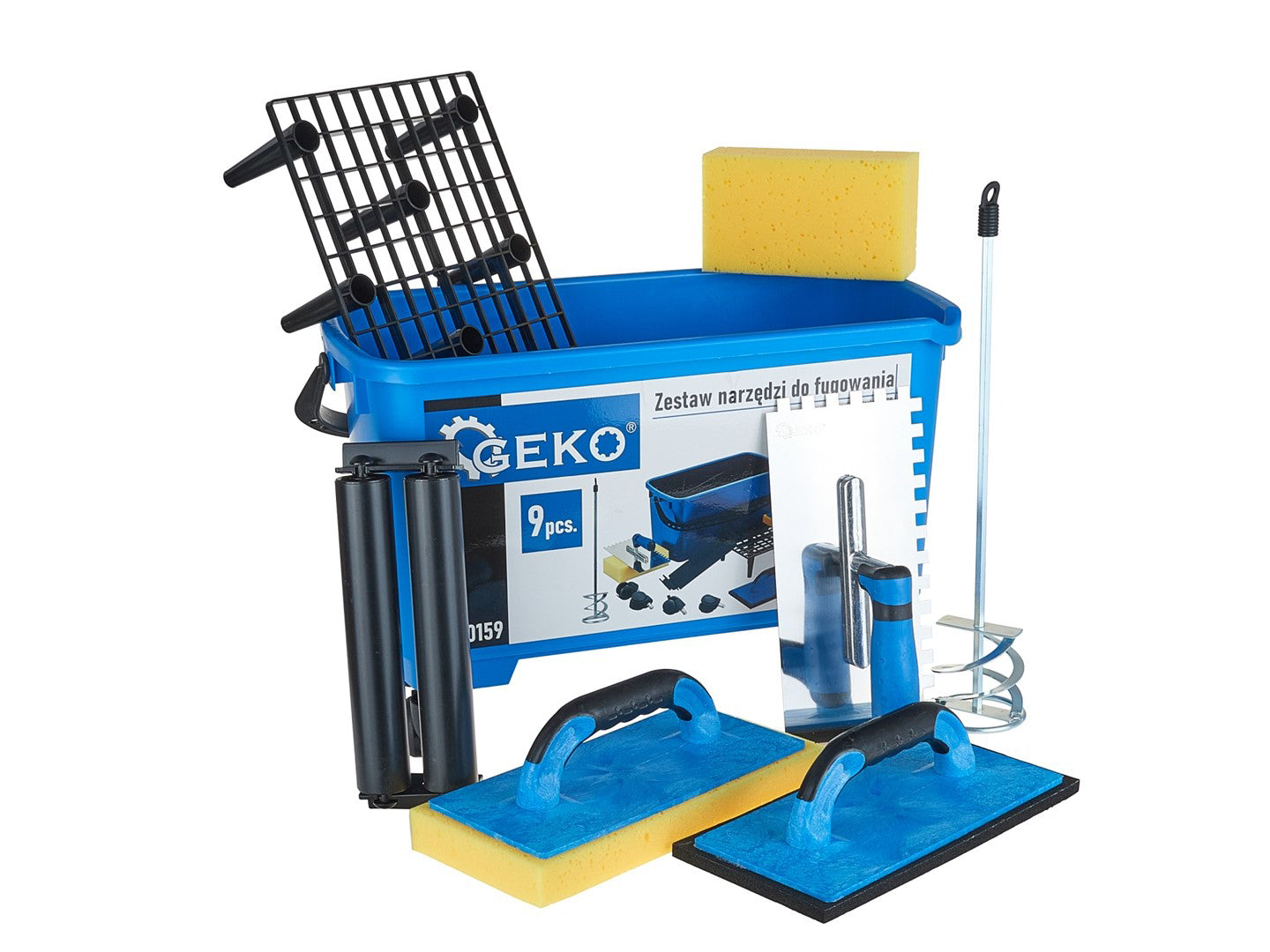Set pentru chituire, 9 elemente, Geko G30159