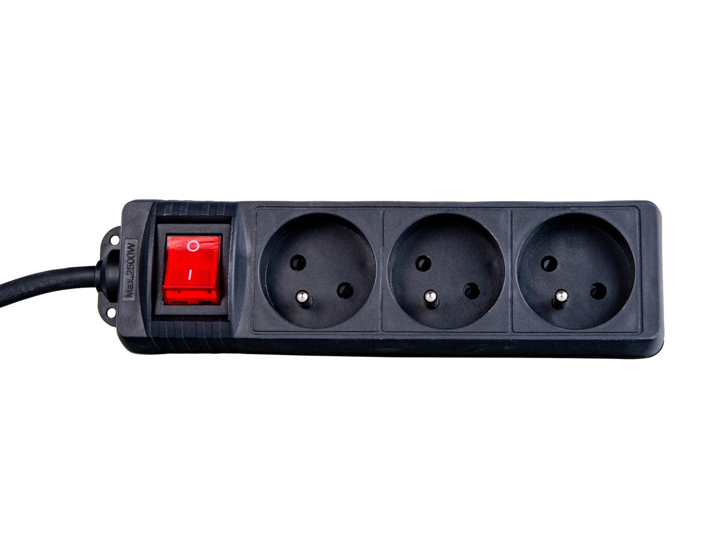 Prelungitor electric cu 3 prize, 5 m, negru, Keltin K00245C-C