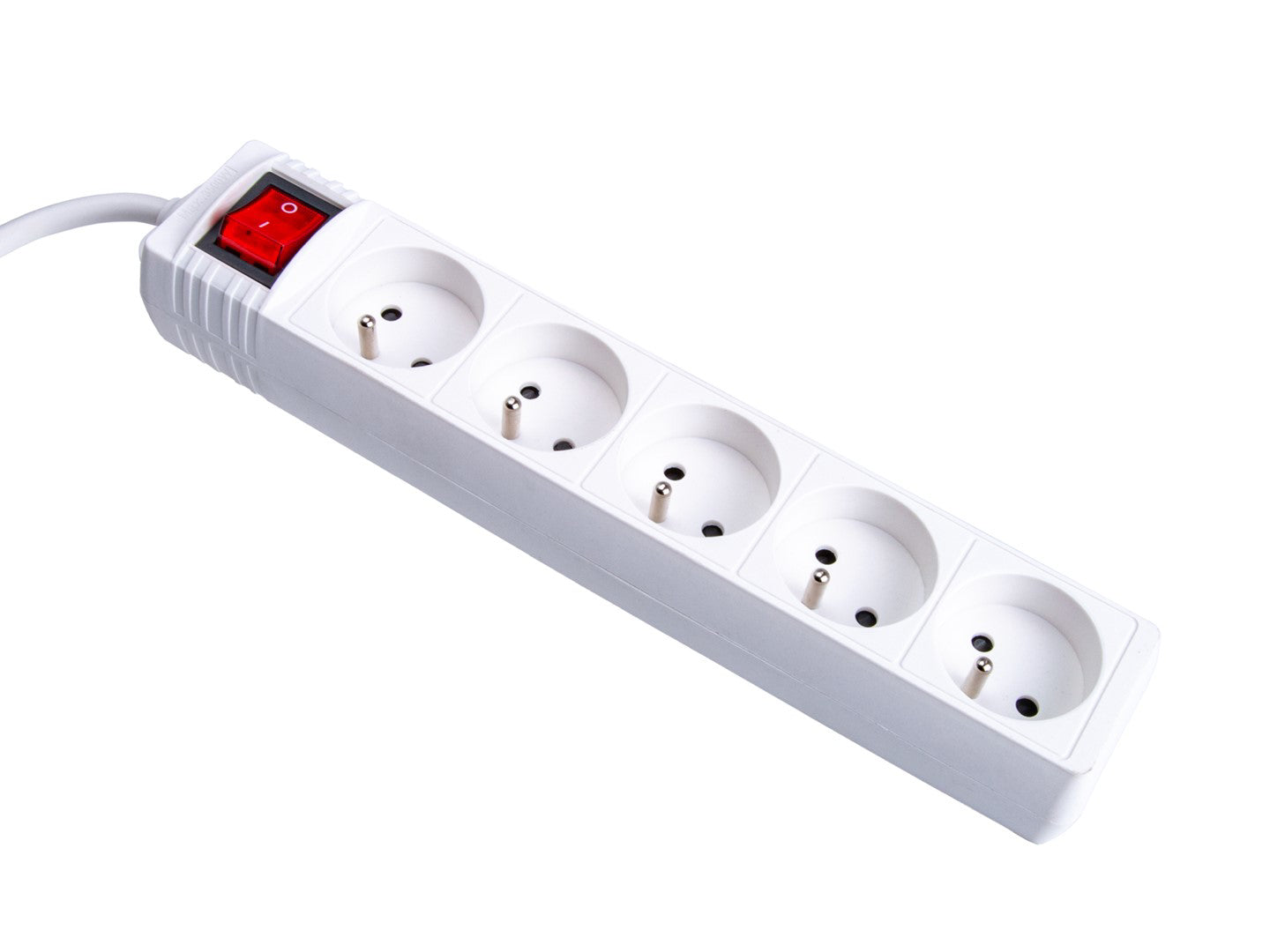 Prelungitor electric cu 5 prize, 3 m, alb, Keltin K00246B-B