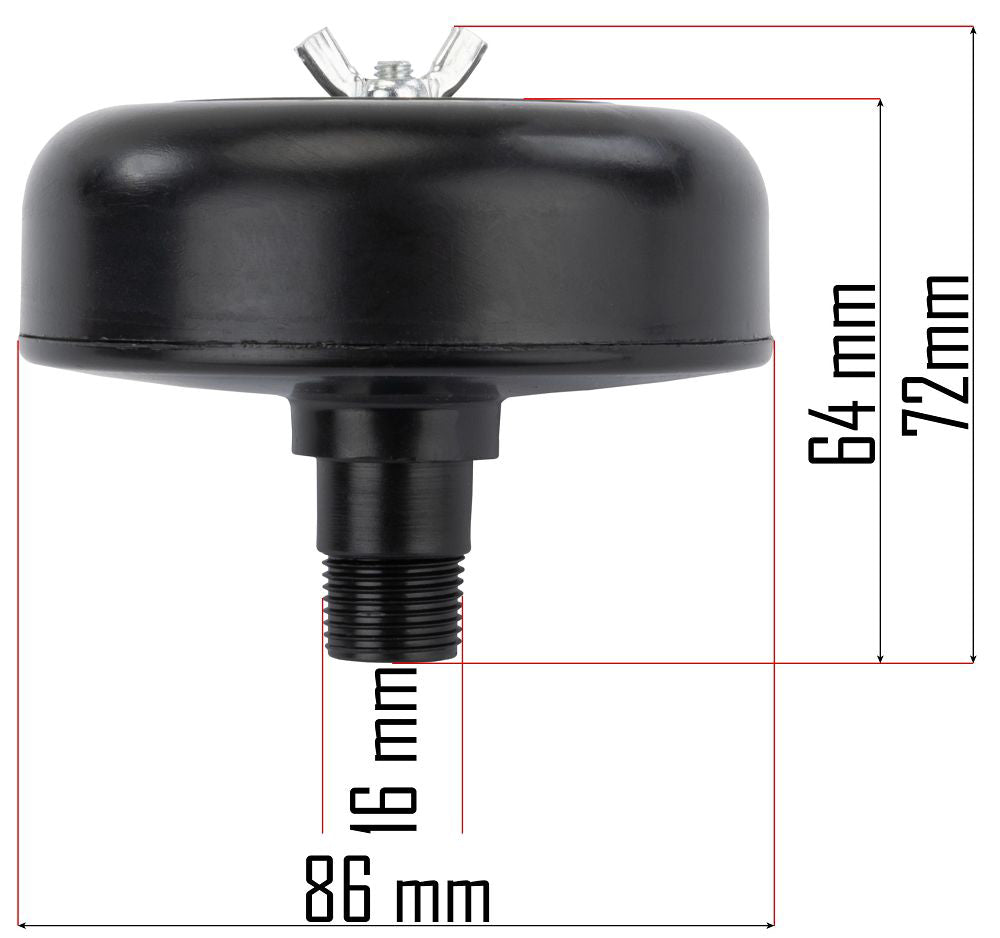 Filtru de aer pentru compresor, Powermat PM-KO-24T-100T-V2-FI