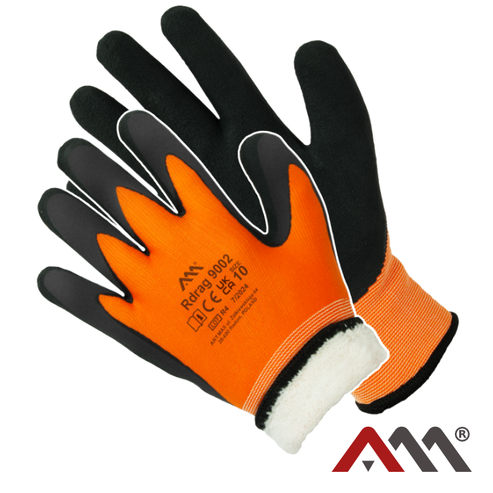 Manusi de protectie acoperite cu latex RDRAG 9002, marimea 10, Artmas ART008034