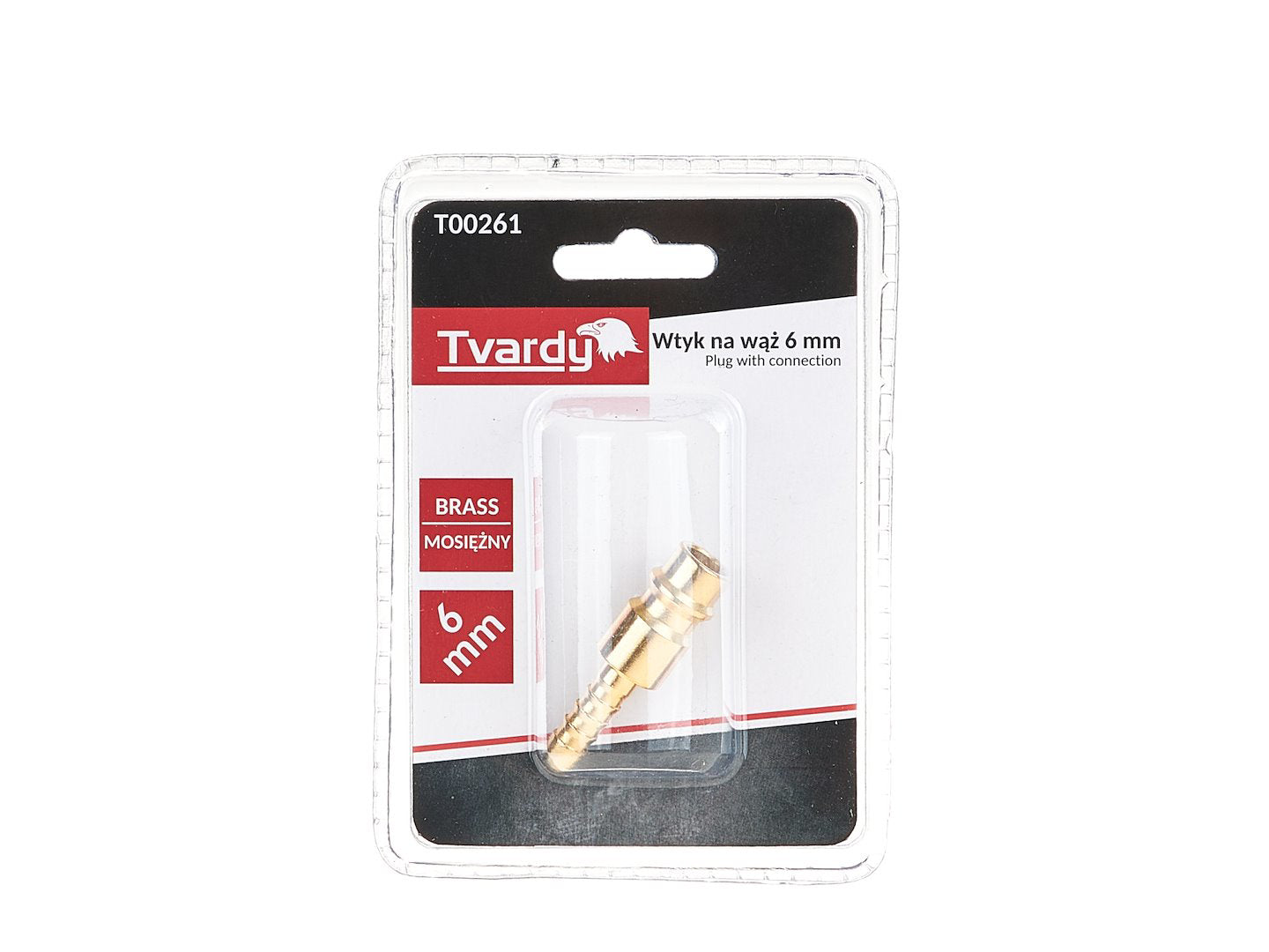 Adaptor alama pentru furtun de gradina tip tata, 6 mm, Tvardy T00261